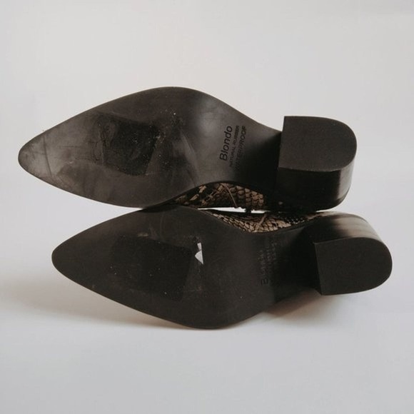 Blondo Womens Boots‎ Que Leather Waterproof Booties Size 6 - Picture 6 of 10